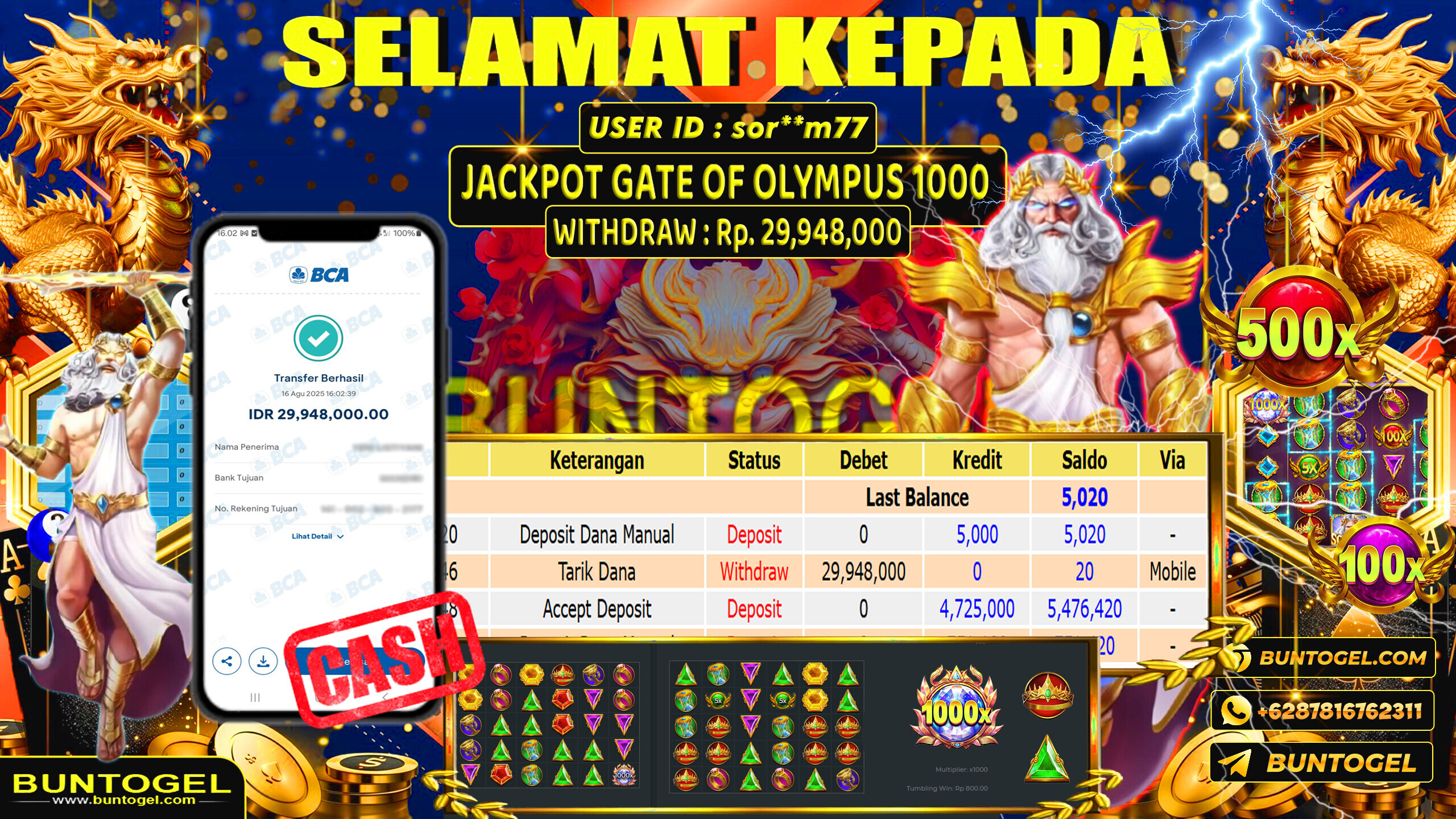 BUKTI BAYAR BUNTOGEL
