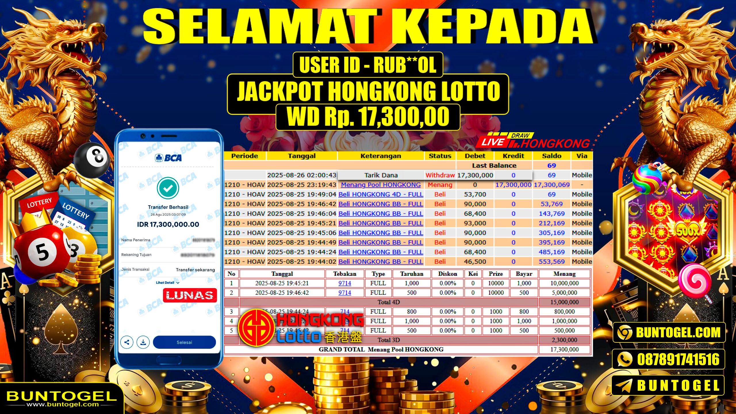 BUKTI BAYAR BUNTOGEL