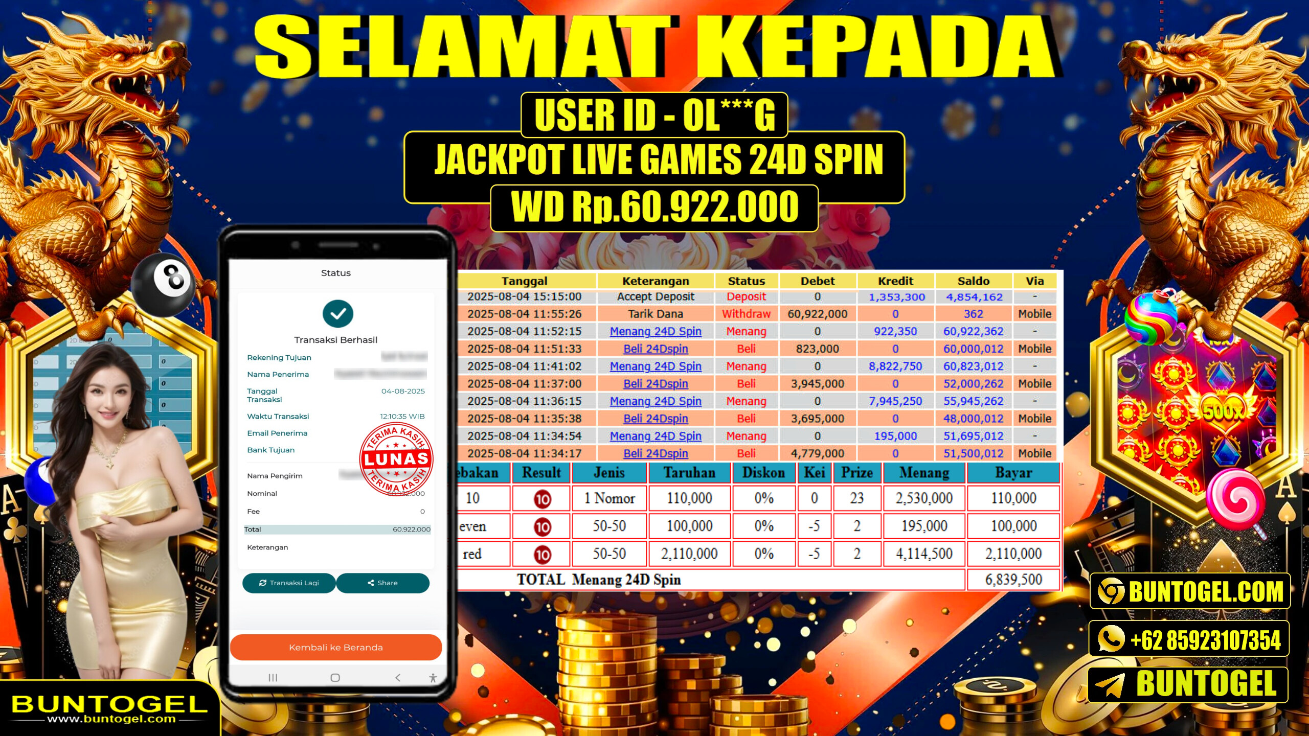 BUKTI BAYAR BUNTOGEL