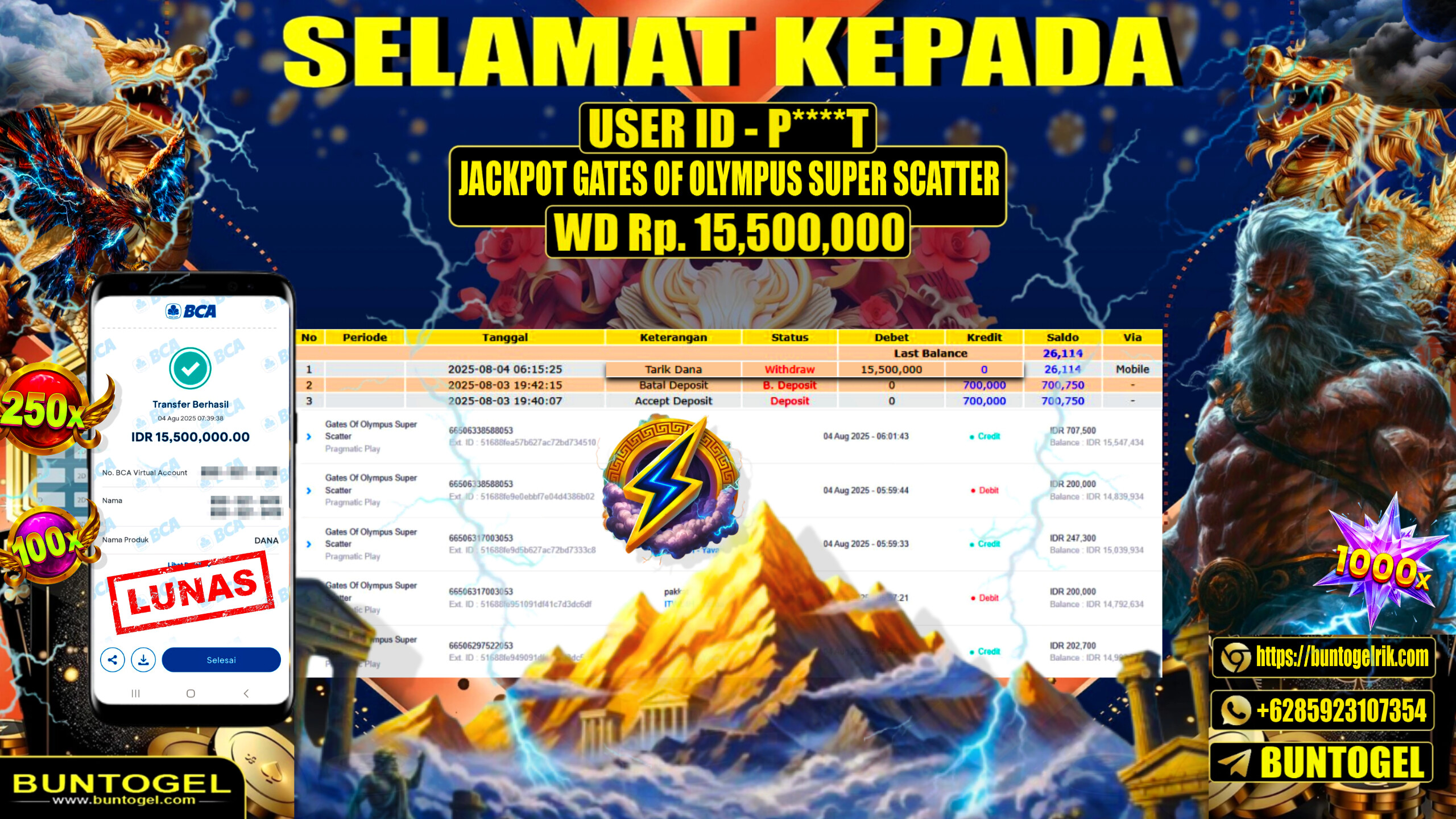 BUKTI BAYAR BUNTOGEL