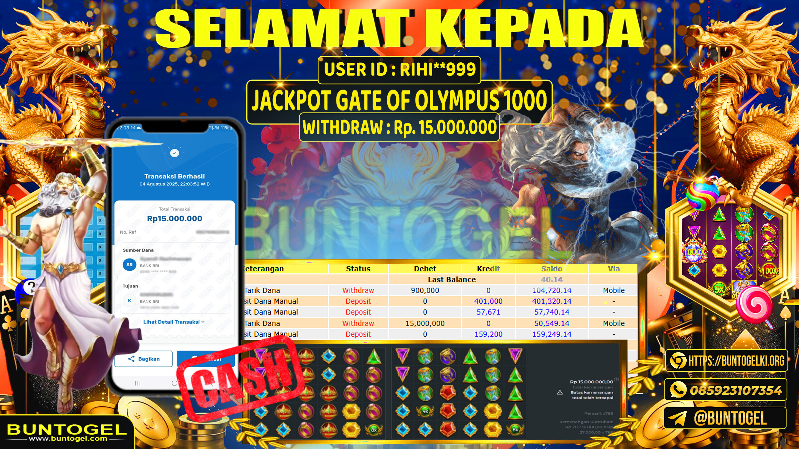 BUKTI BAYAR BUNTOGEL