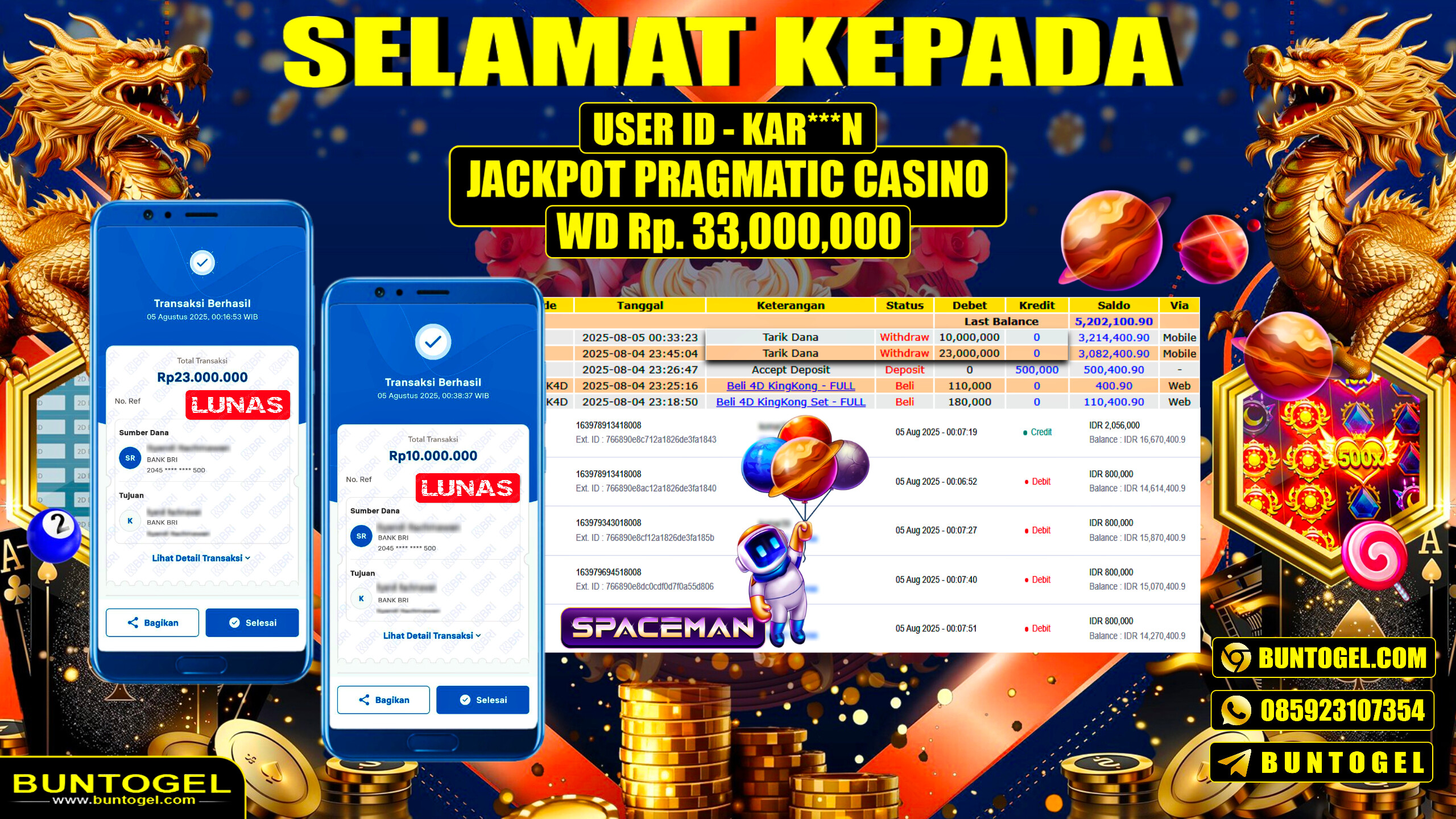 BUKTI BAYAR BUNTOGEL