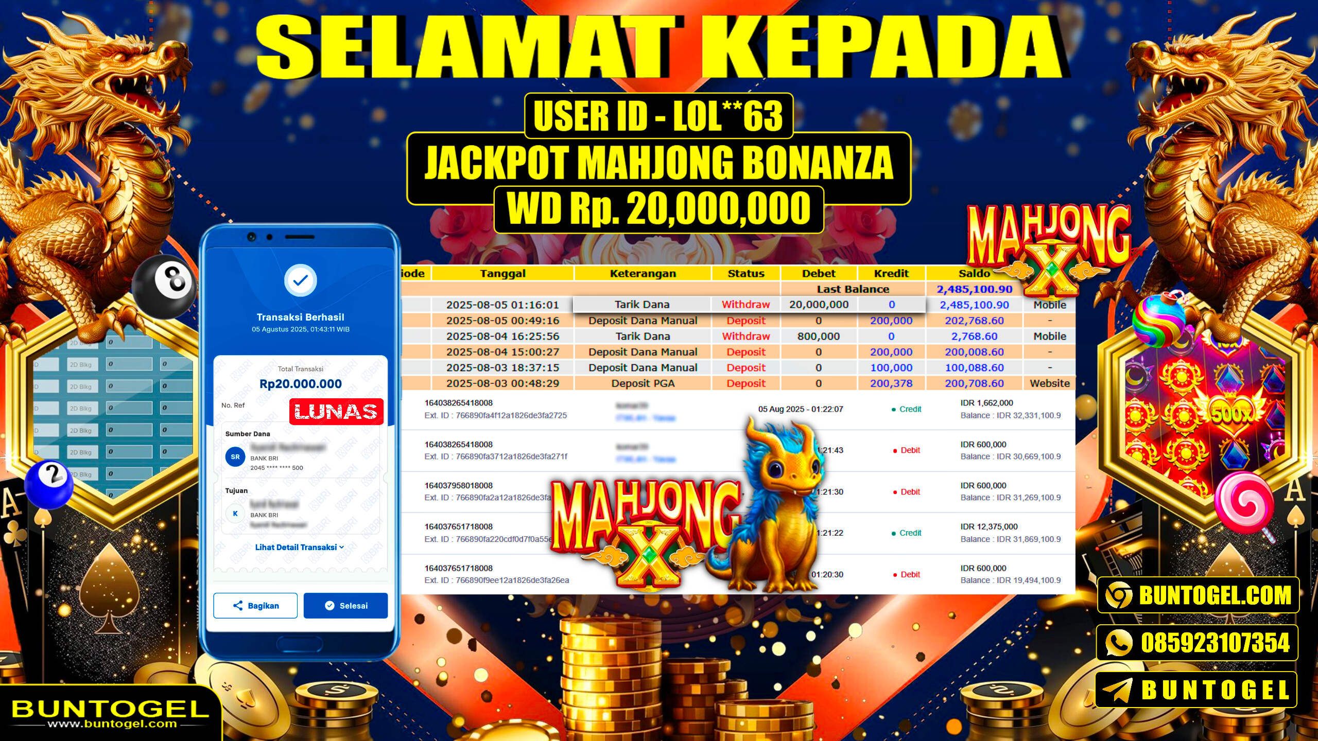 BUKTI BAYAR BUNTOGEL