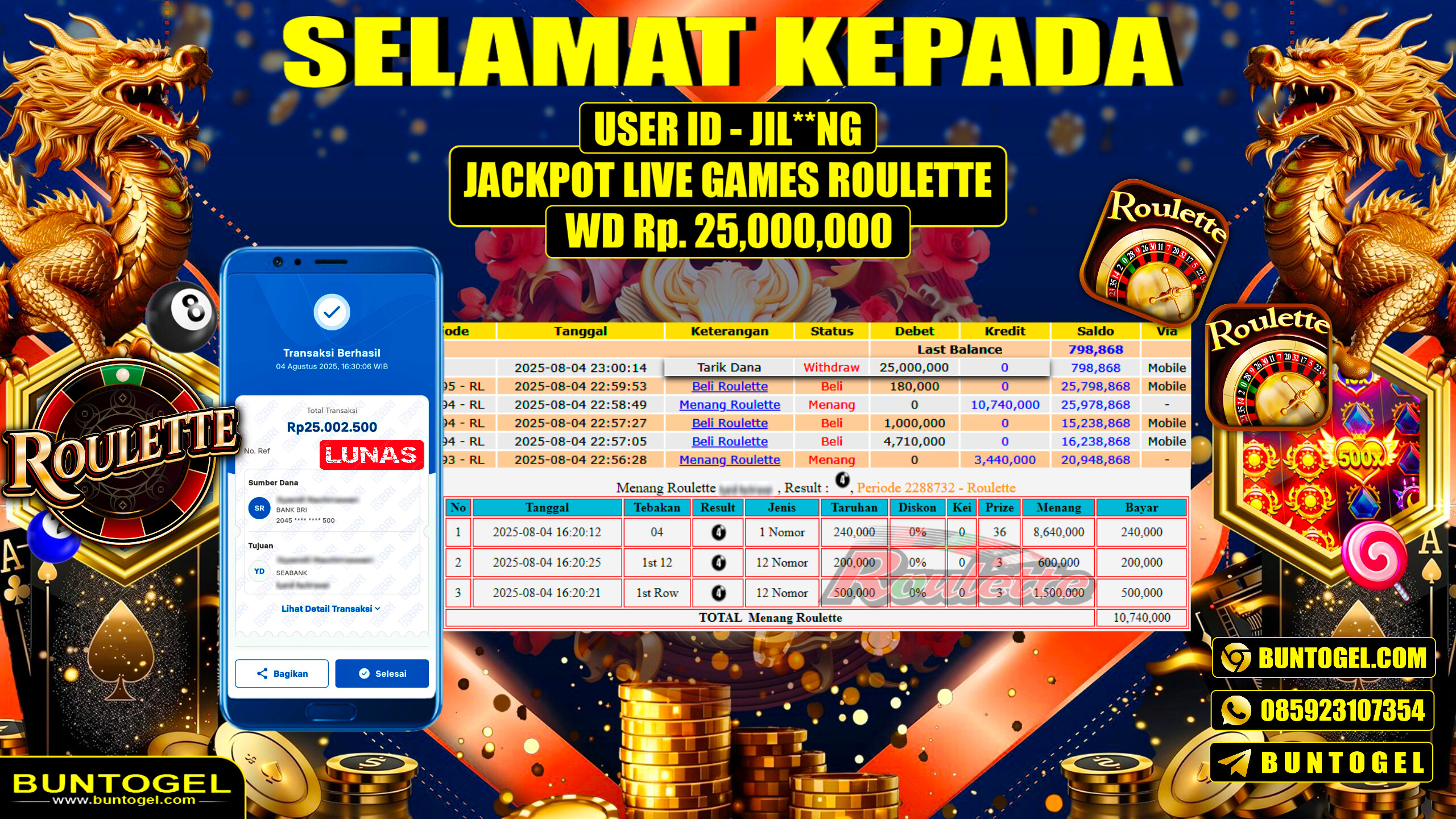BUKTI BAYAR BUNTOGEL
