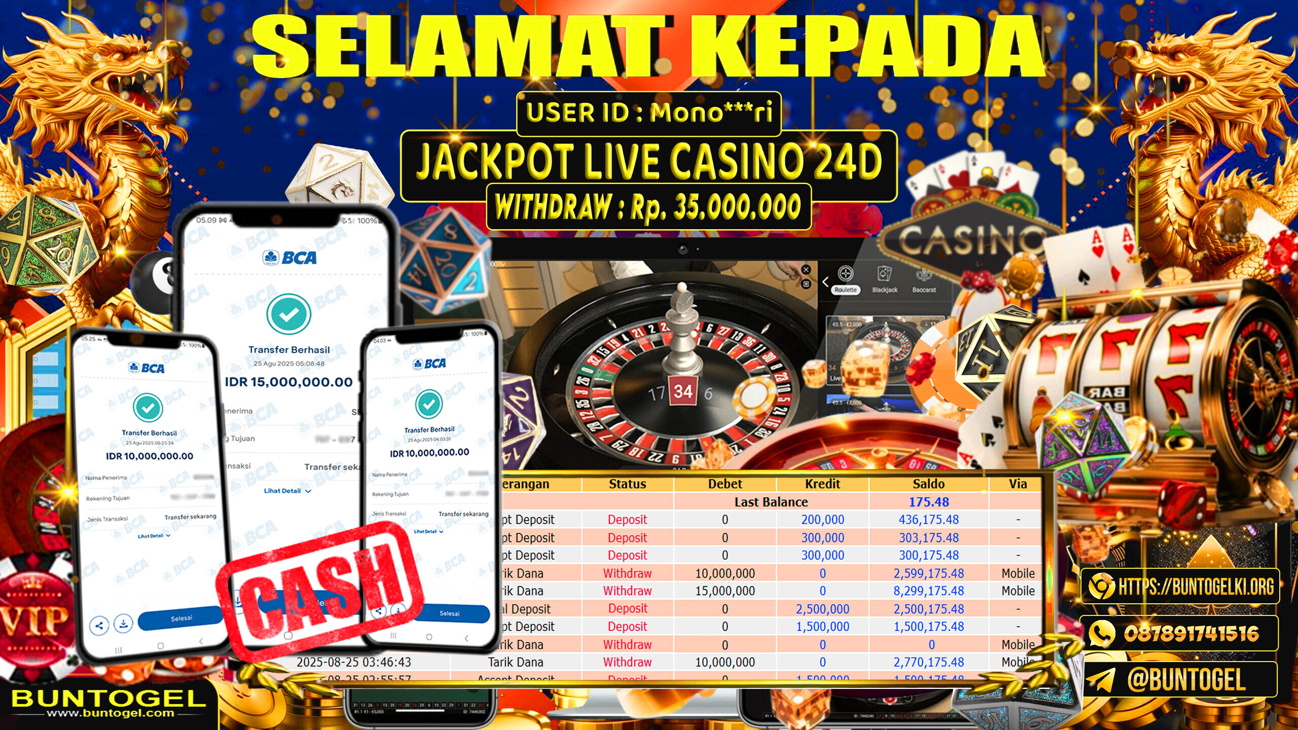 BUKTI BAYAR BUNTOGEL