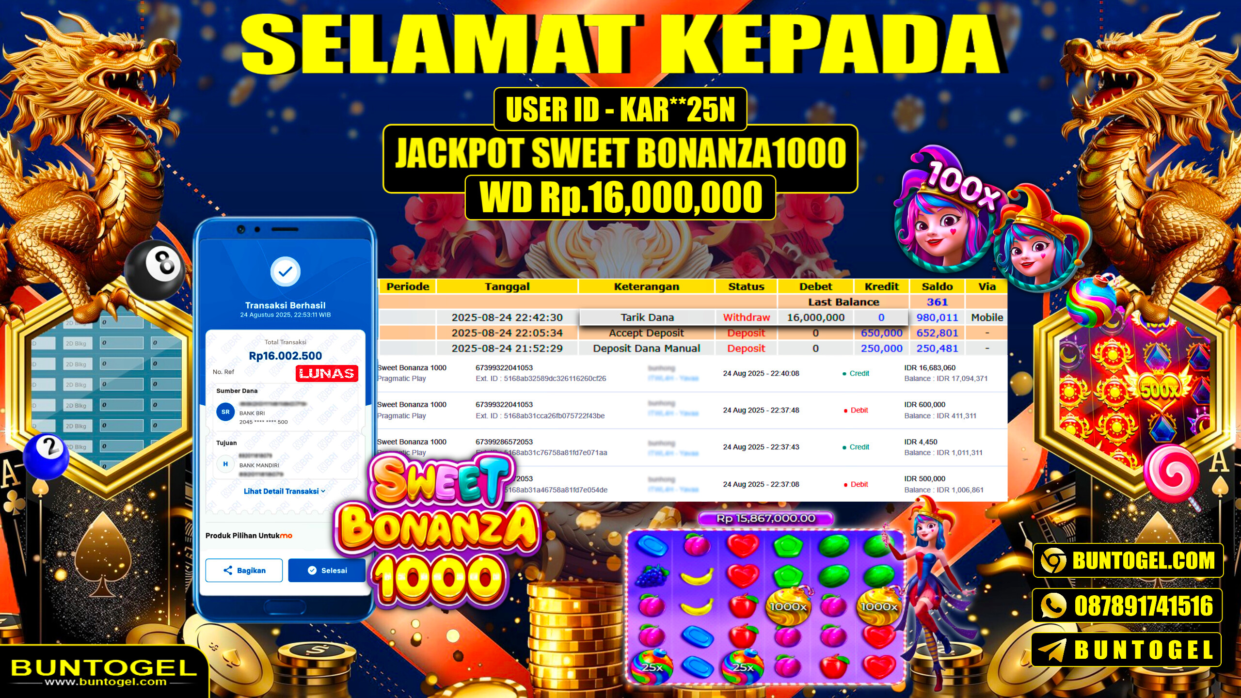 BUKTI BAYAR BUNTOGEL