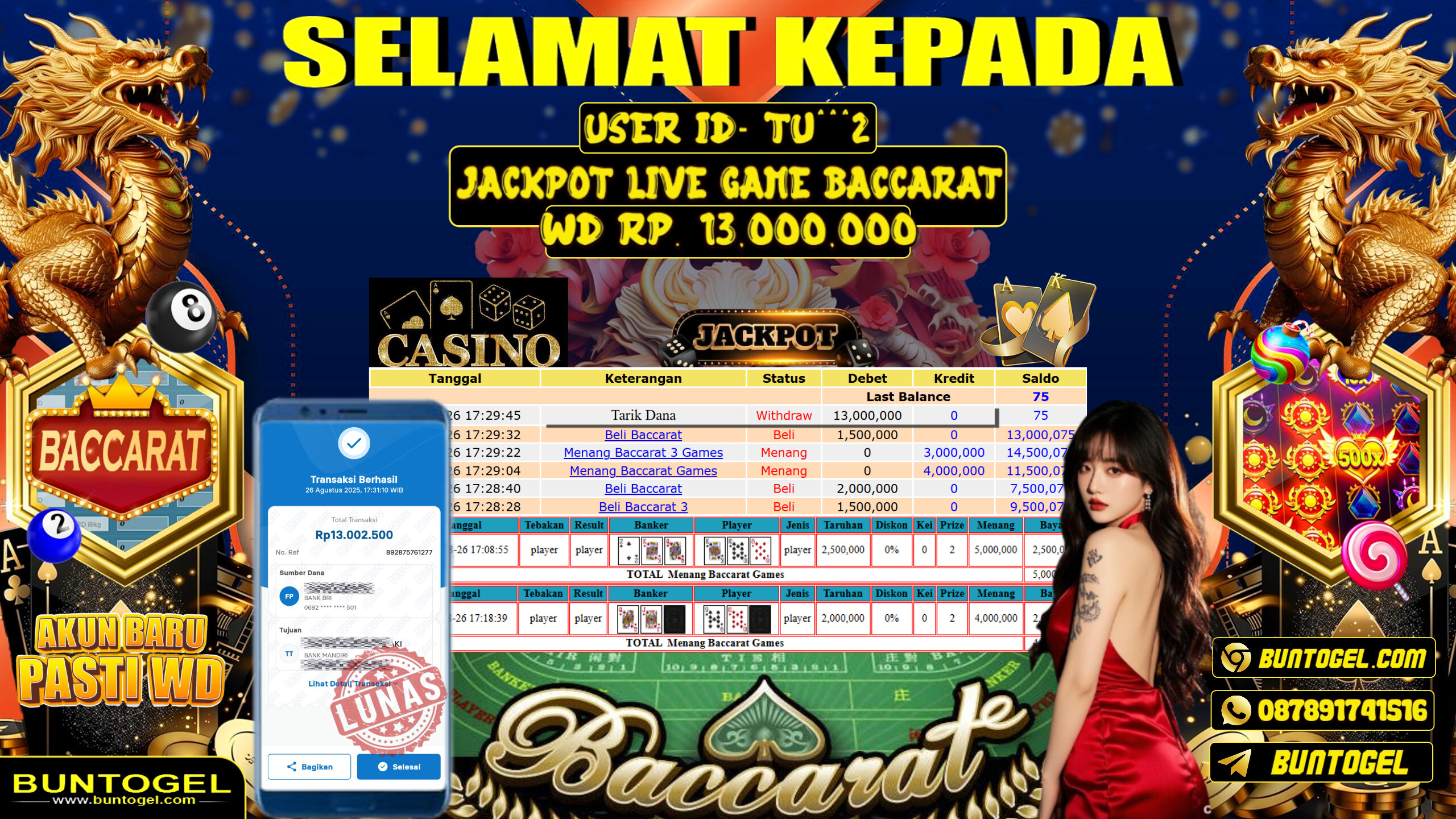 BUKTI BAYAR BUNTOGEL