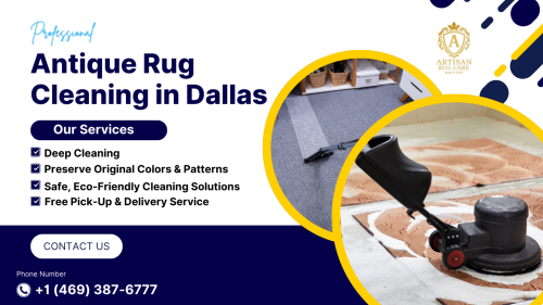 Don’t wait until your carpets become an eyesore or health hazard. Partner with Artisan Rug Care, the experts in best rug cleaners in Dallas, and give your business the fresh start it deserves. 
Visit Us: Artisan Rug Care – Dallas, TX
Call Us:+1(469) 387-6777
Email:dfwartisanrugcare@gmail.com
Website:www.dfwartisanrugcare.com