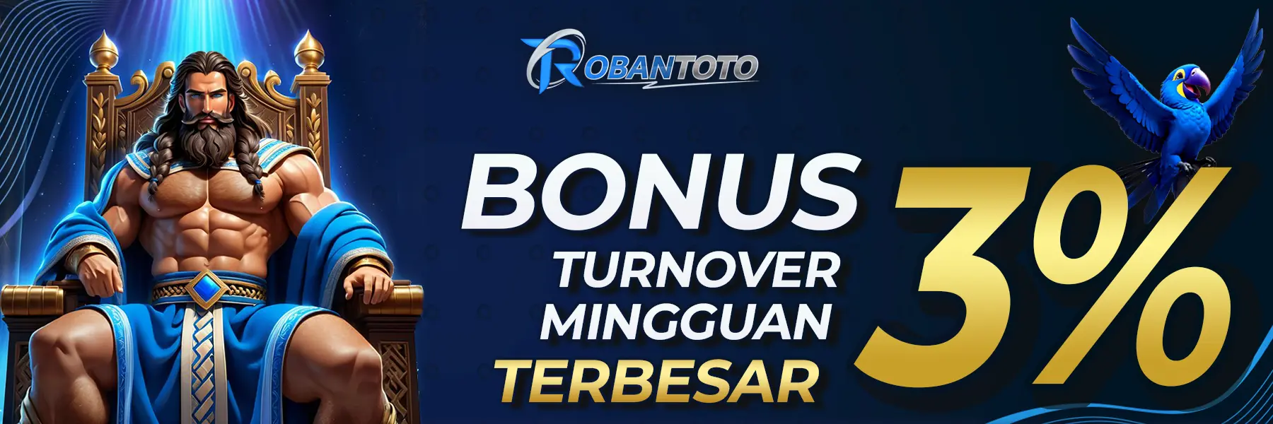 BONUS TURNOVER TERBESAR 3% – MINGGUAN