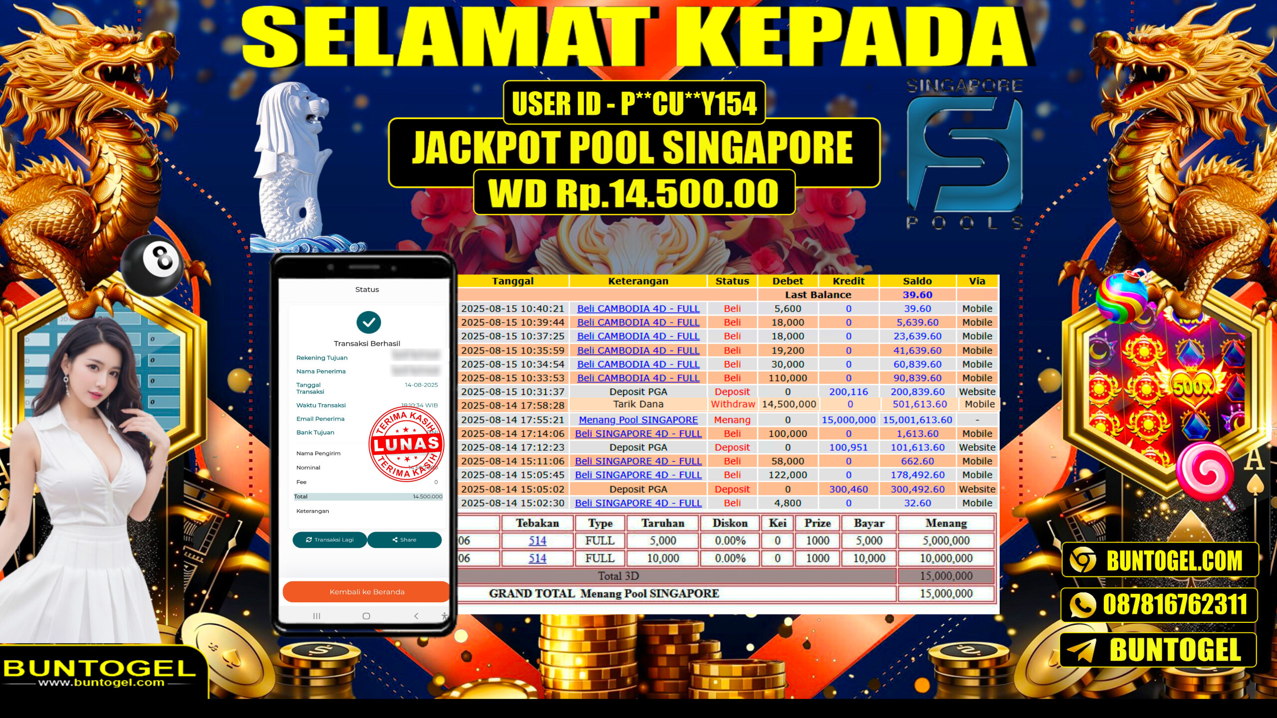 BUKTI BAYAR BUNTOGEL