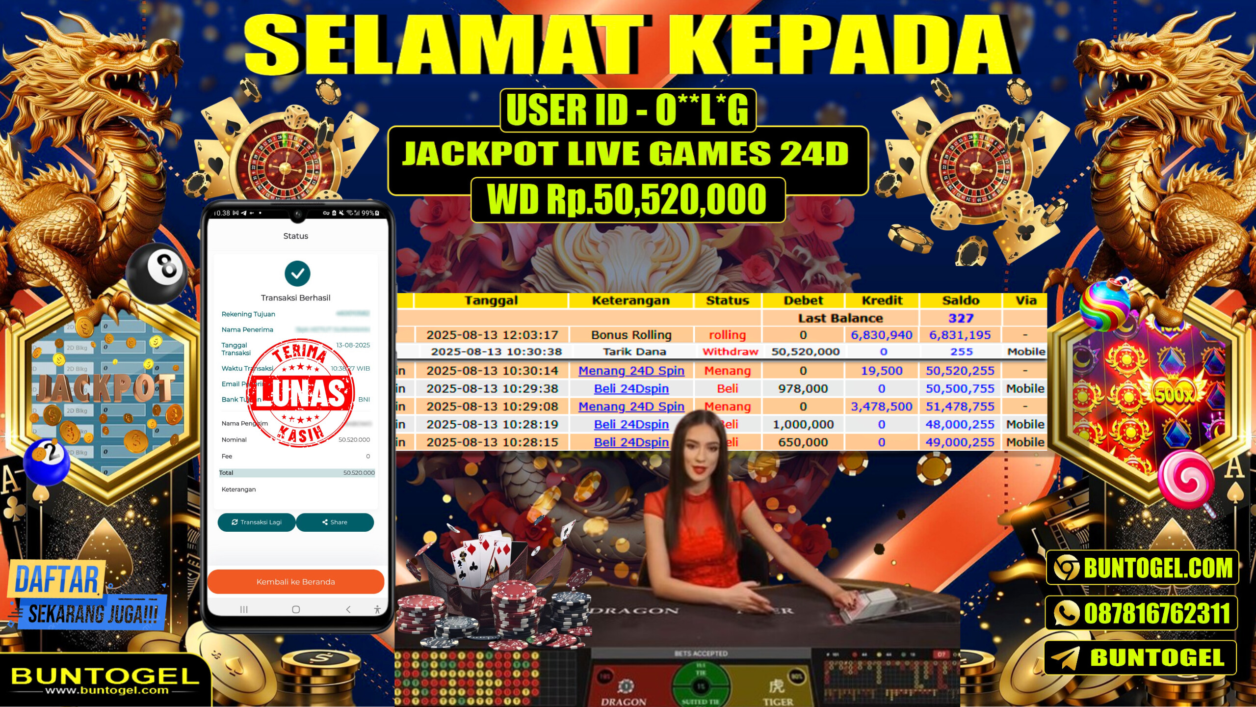 BUKTI BAYAR BUNTOGEL