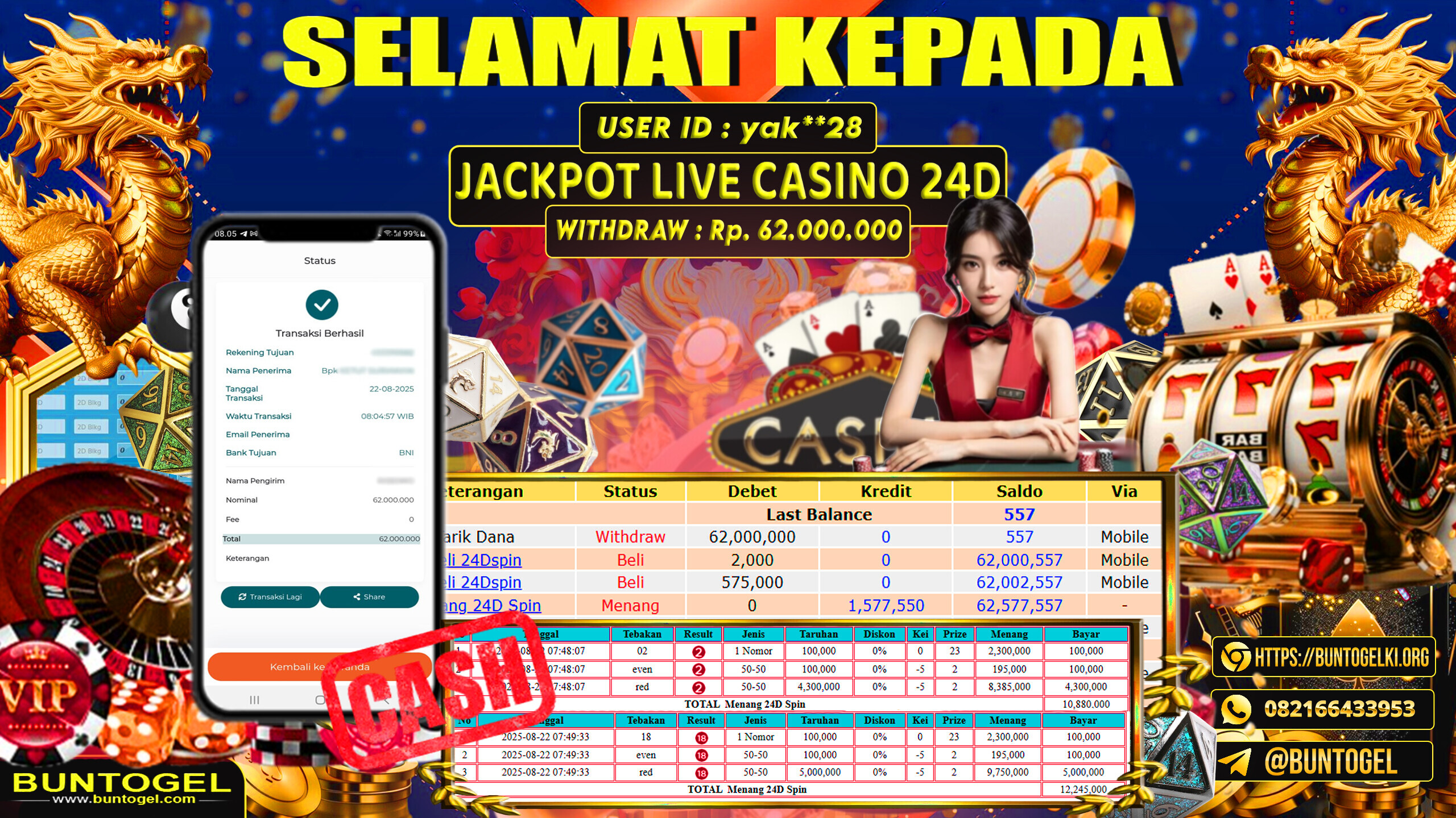 BUKTI BAYAR BUNTOGEL