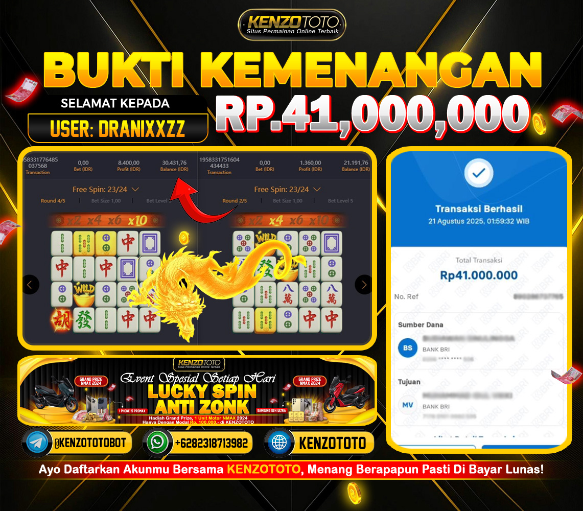 USER DRANIXXZZ MELEDAK CUAN HINGGA RP 41.000.000 💸💥