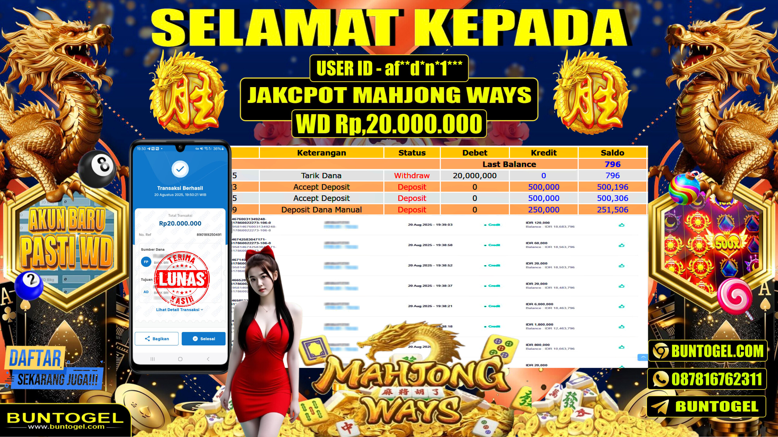 BUKTI BAYAR BUNTOGEL
