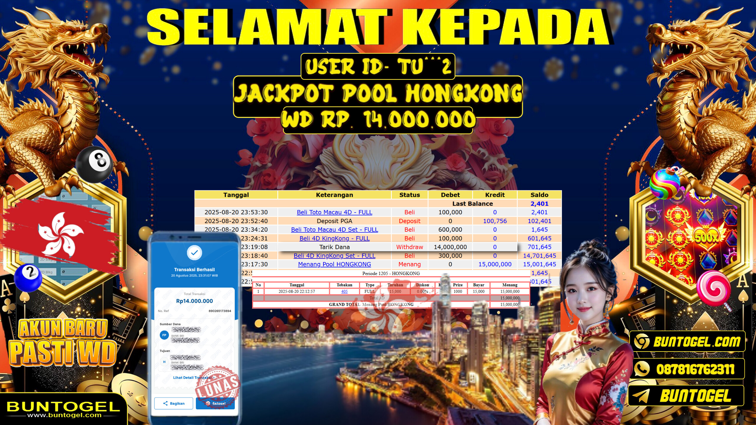 BUKTI BAYAR BUNTOGEL