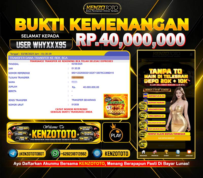 🎉 BUKTI KEMENANGAN NYATA!