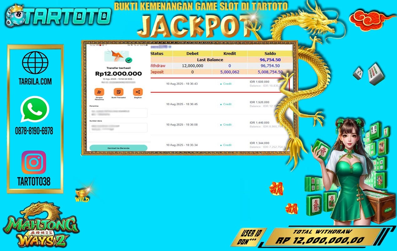 JACKPOT PERMAINAN MAHJONG WAYS 2