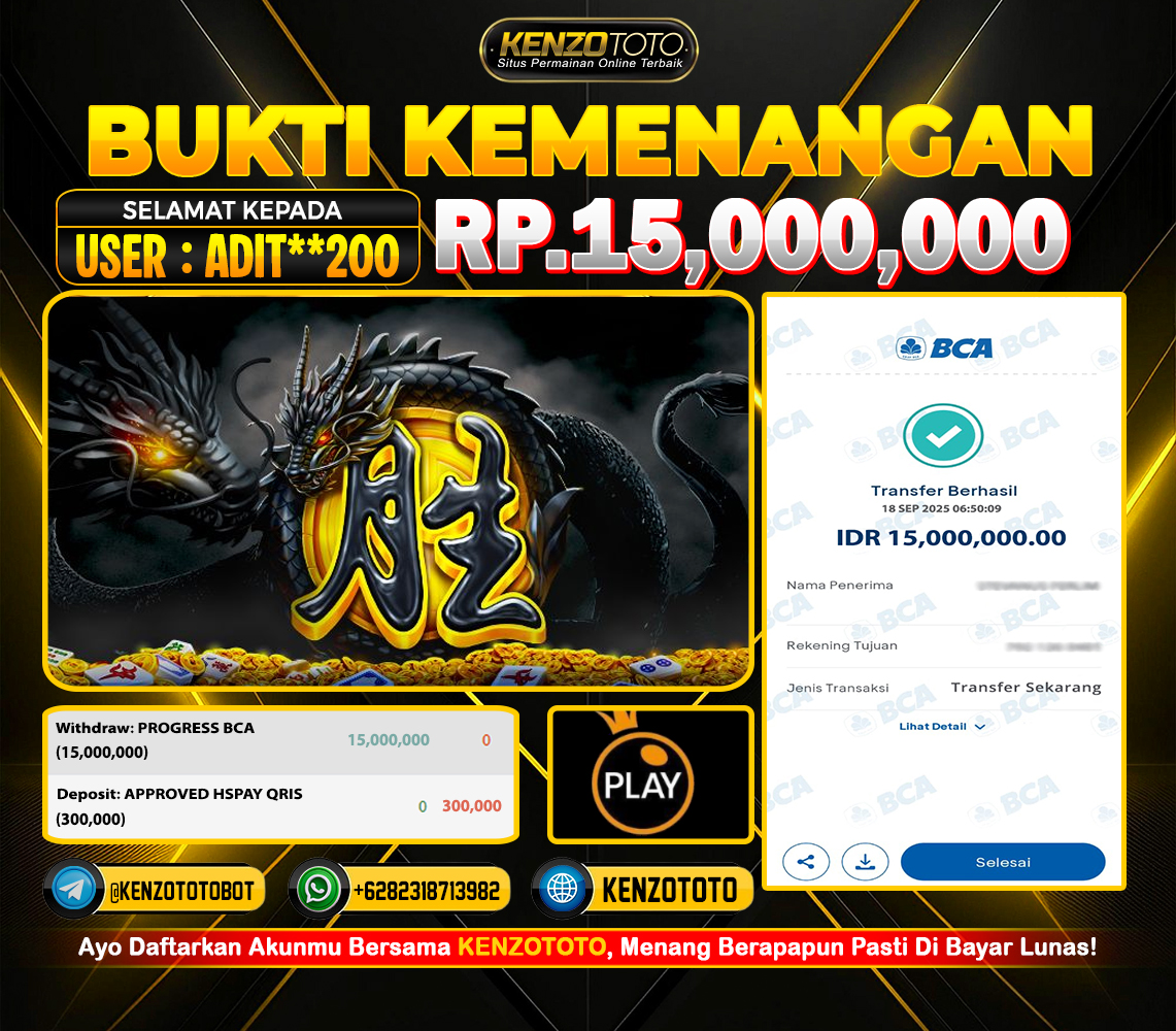 Total WD: Rp15.000.000