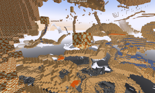 Filled with sandstone