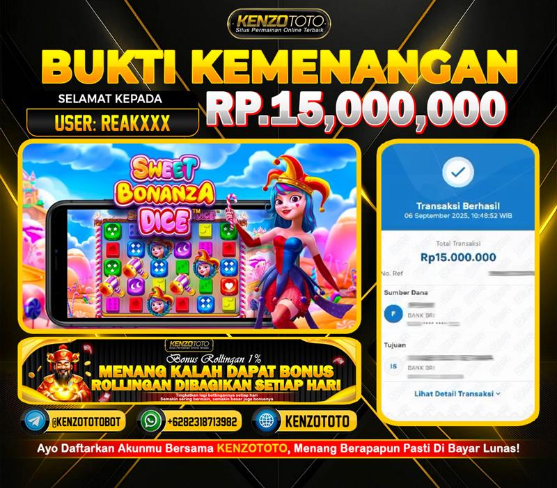 kemenangan nyata 💰 Rp. 15.000.000 💰