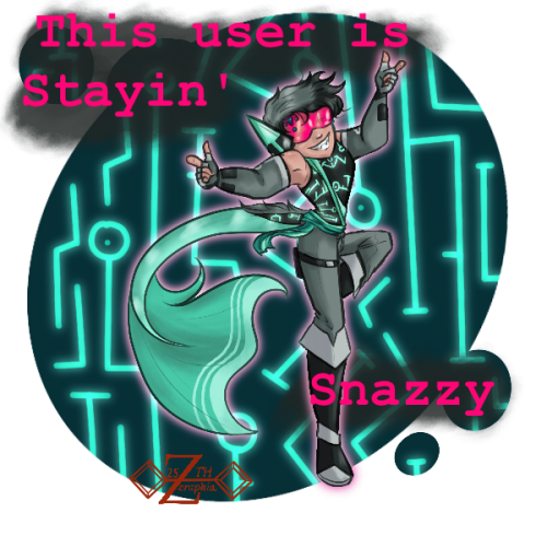 Snazzy Roux Badge