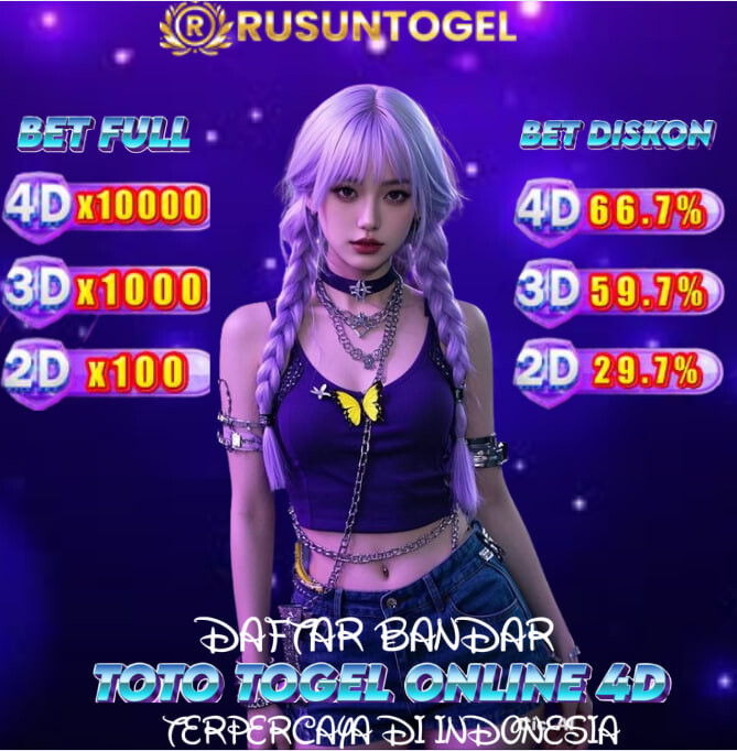 RUSUNTOGEL :🌟Daftar 5 Bandar Toto Togel Online 4D Terpercaya Di Indonesia🌟