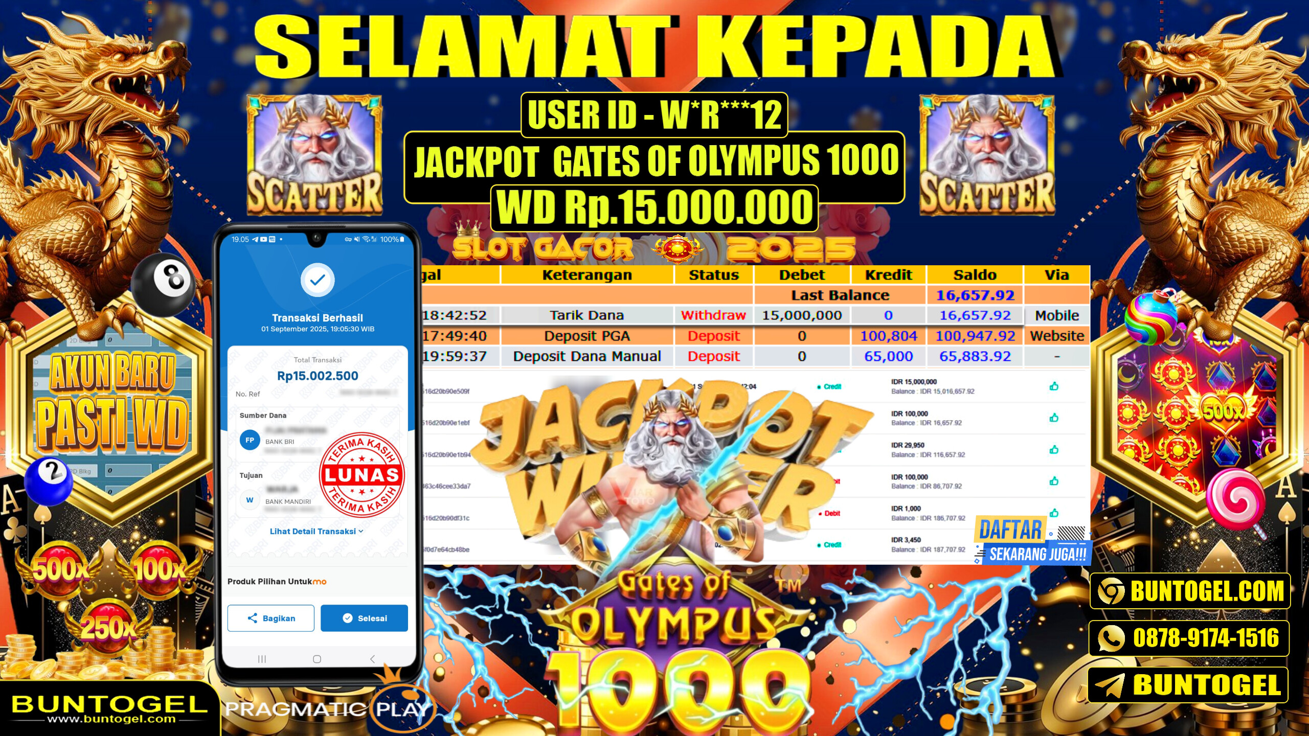 BUKTI BAYAR BUNTOGEL