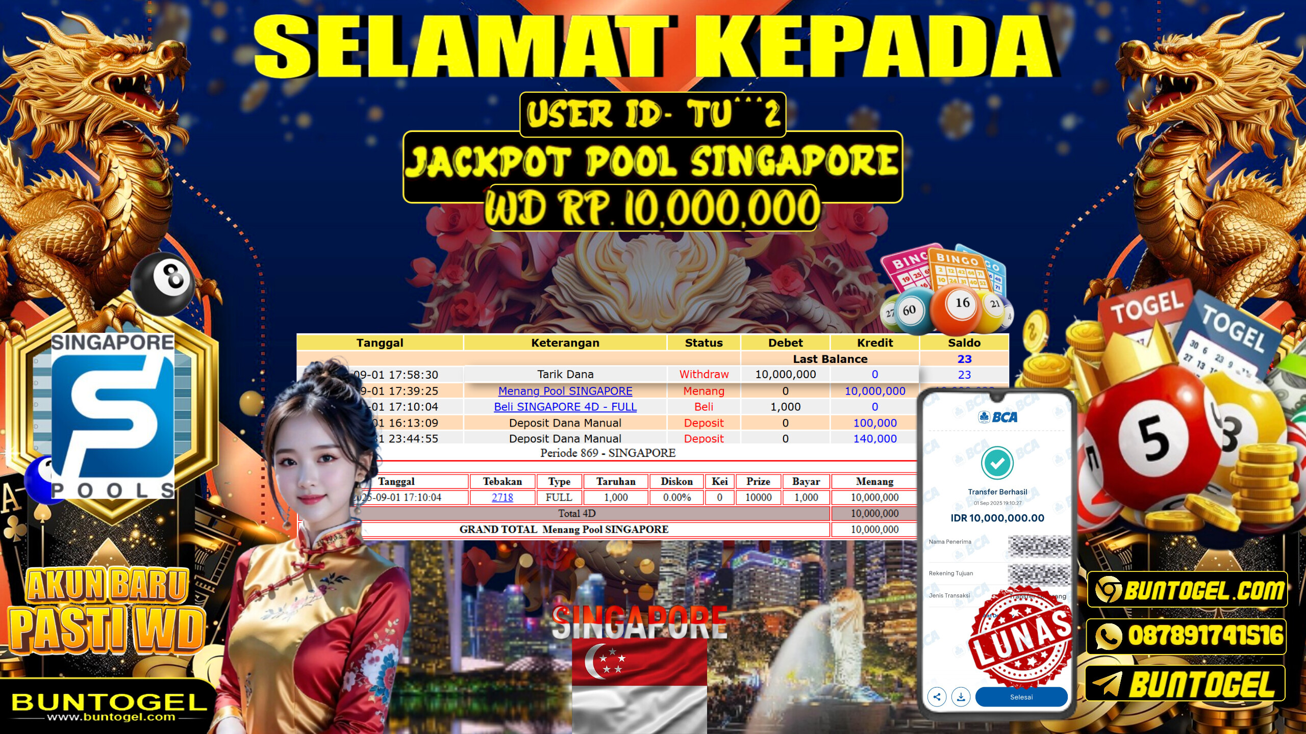BUKTI BAYAR BUNTOGEL