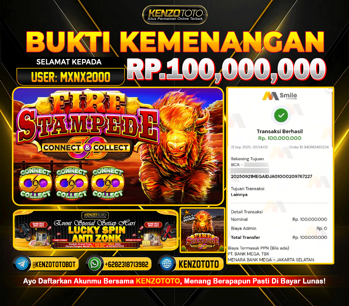 TOTAL WD : RP 100.000.000 CASH!!!