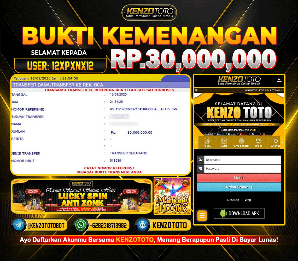 Total WD: Rp30.000.000