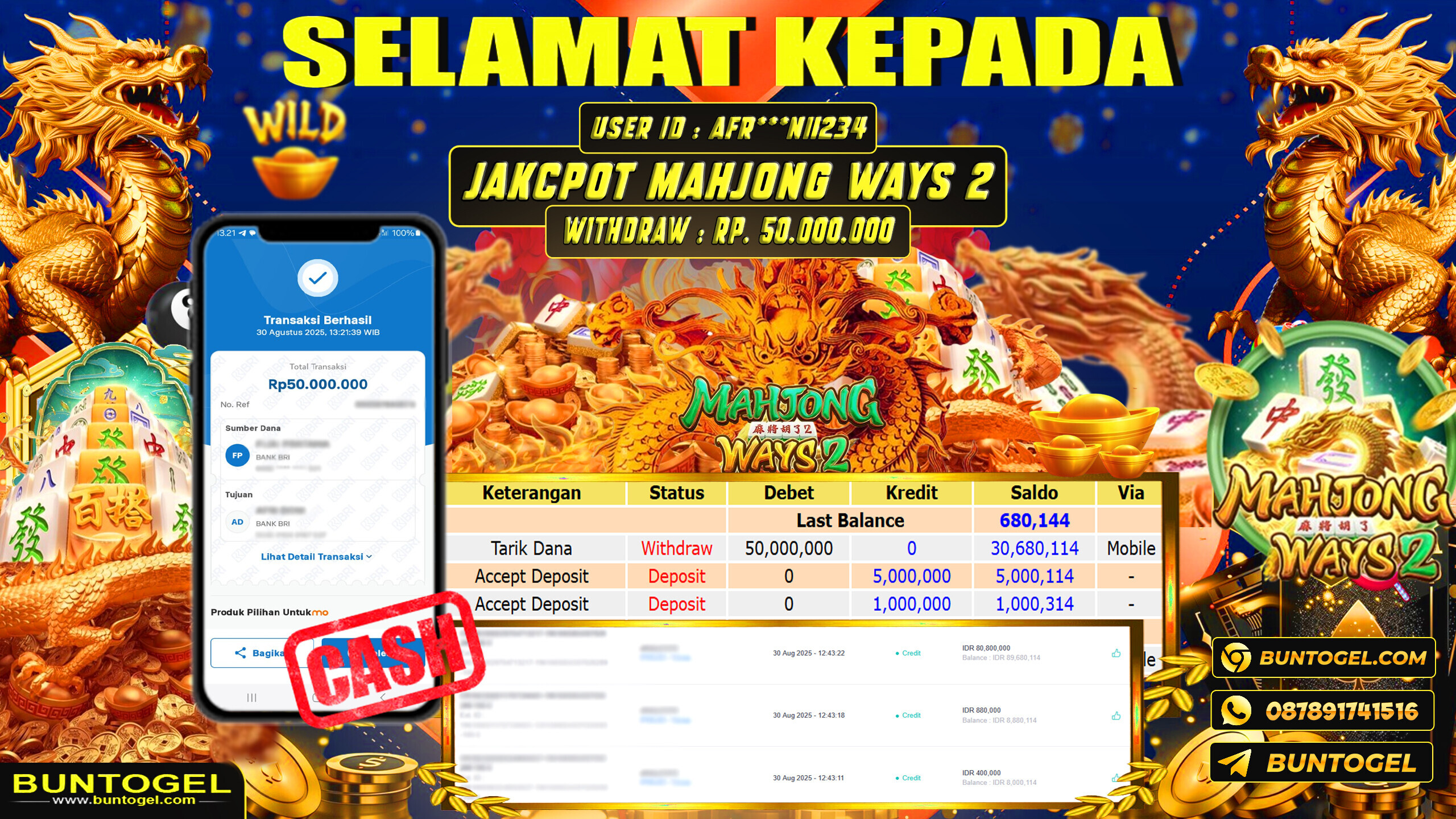 BUKTI BAYAR BUNTOGEL