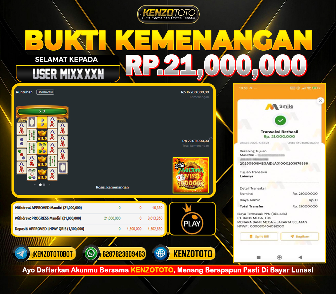 Rp 21.000.000 cair ke rekening Mandiri tanpa hambatan!