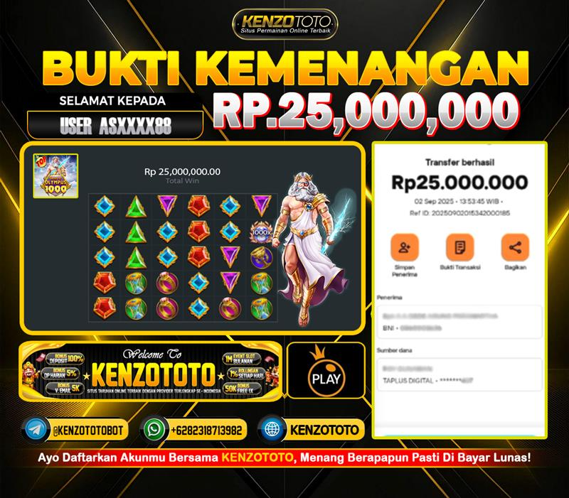 USER: ASXXXX88 yang berhasil membawa pulang Rp 25.000.000 hanya dari sekali putaran di Gates of Olympus 1000! ⚡