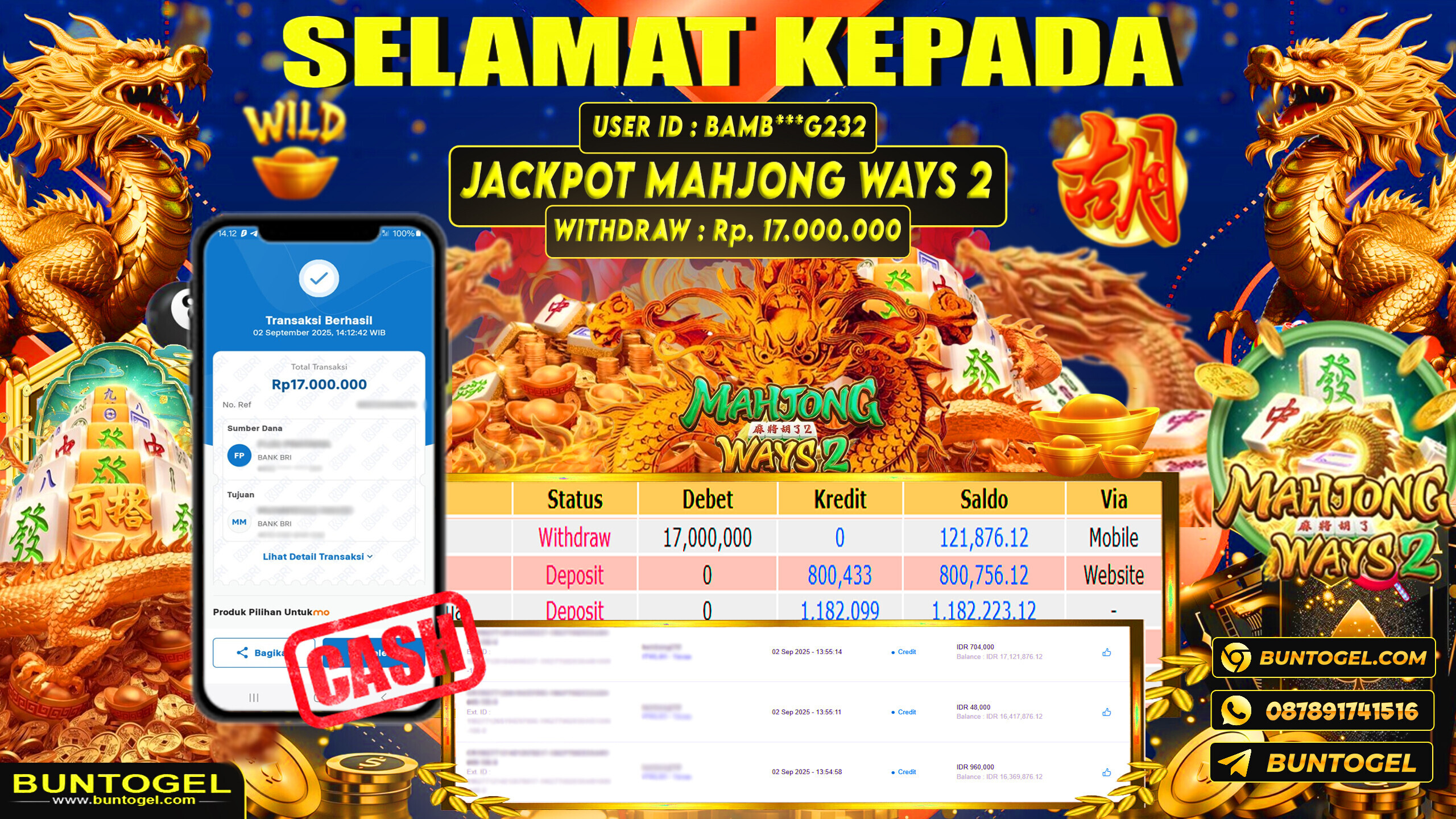 BUKTI BAYAR BUNTOGEL