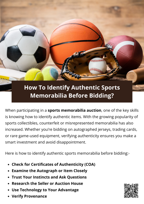 By carefully examining COAs, studying the item itself, verifying provenance, researching sellers, and staying informed, you can confidently bid in a sports memorabilia auction knowing that your investment is authentic. Being thorough and cautious ensures that your collection grows with value and credibility, making every auction experience both exciting and secure. To know more visit here https://www.wyethauctions.com/industries/food-service-restaurant-equipment