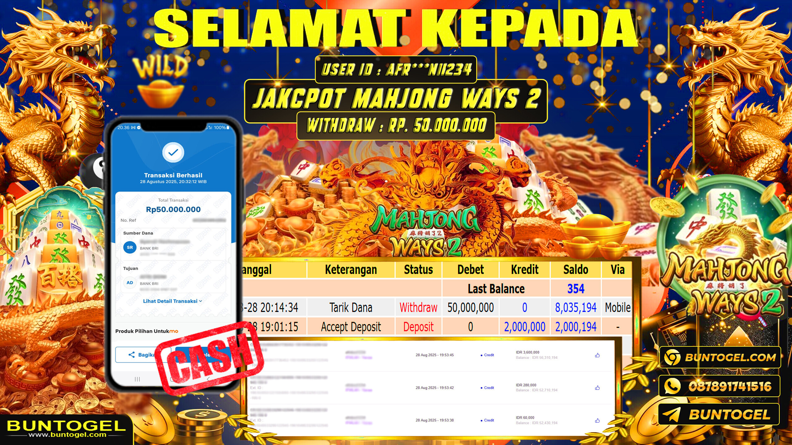 BUKTI BAYAR BUNTOGEL