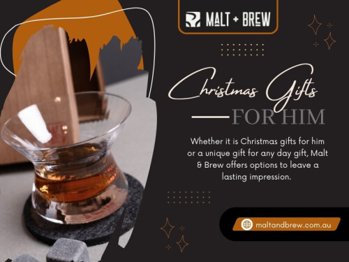 In a season overflowing with ordinary gifts, a decanter set rises above the rest. It’s a reflection of your attention to detail and your appreciation for his style and taste. Best of all, it’s a gift he’ll use—not one that ends up tucked in a drawer and forgotten. If you’re searching for Christmas gifts for him that are luxurious, meaningful, and practical, this is your answer. It’s not just a gift—it’s an experience wrapped in elegance.

Official Website: https://maltandbrew.com.au/

Click Here for More Information: https://maltandbrew.com.au/pages/gifts-for-him/

Malt & Brew
Address: 1/22 Westpool Drive, Hallam, Victoria 3803, Australia
Phone:	+61 423 032 090

Google Map: https://goo.gl/maps/6E6GLMhRsbiSQV577

Our Profile: https://gifyu.com/maltandbrew

More Photos: 

https://is.gd/F4mFWQ
https://is.gd/96eNRx
https://is.gd/xFFkso
https://is.gd/rR6C0v