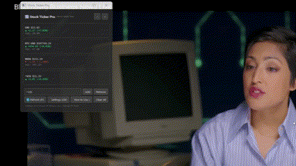 Stock Ticker Pro Demo - Real-time market overlay