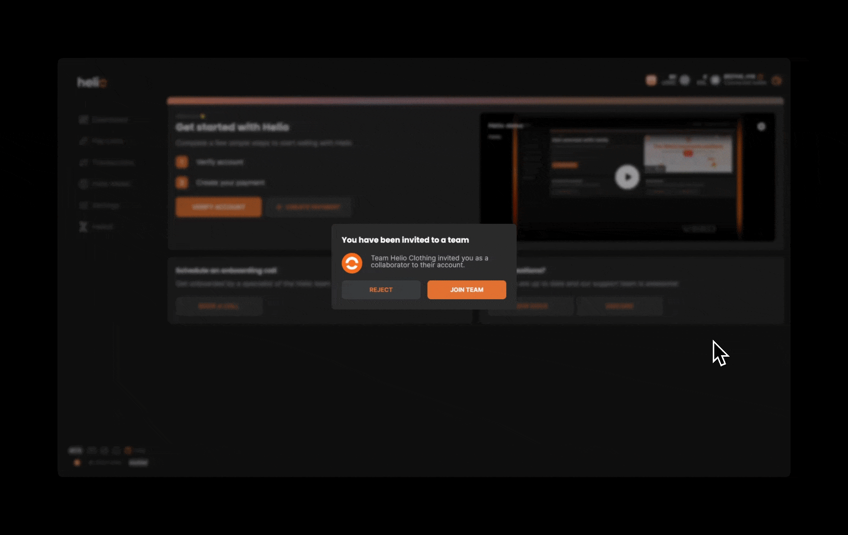 Inviting a collaborator as an admin