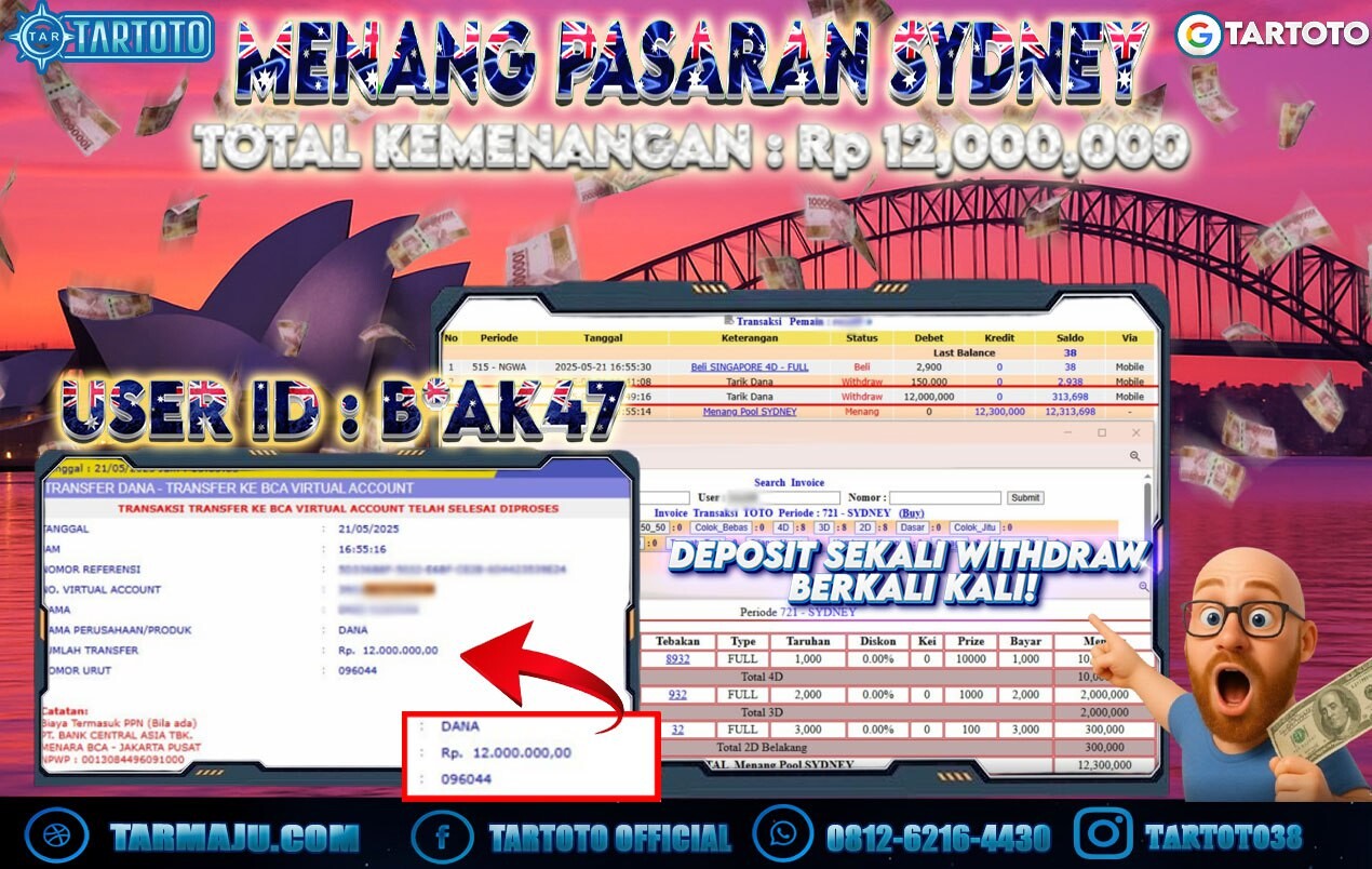 JACKPOT PERMAINAN TOGEL SYDNEY