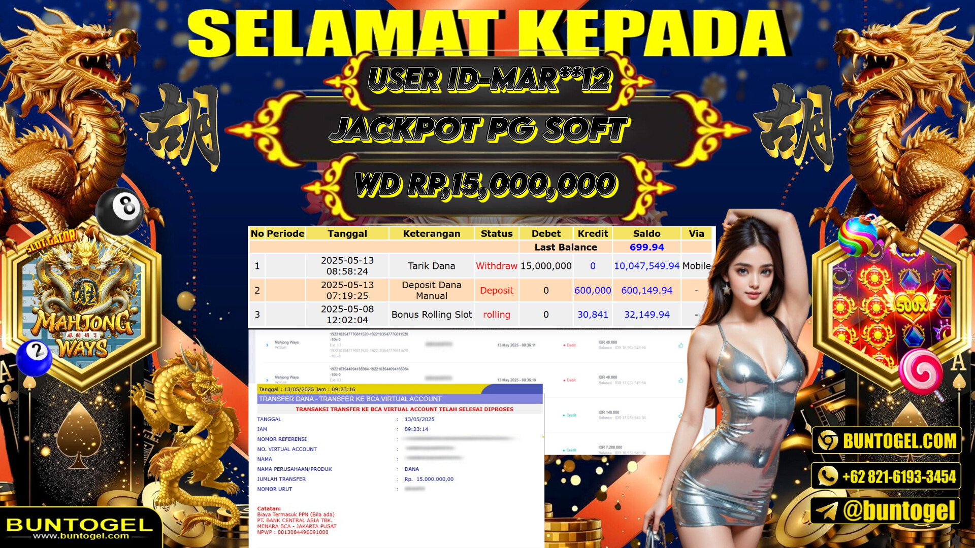 BUKTI BAYAR BUNTOGEL