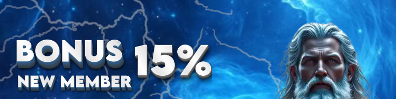 Bonus New Member 15% Semua Games & Harus Wajib Claim ( Tidak Berlaku Untuk TOGEL ) ( DEPOSIT PULSA TIDAK BOLEH BET TOGEL JUGA )

