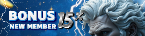 Bonus New Member 15% Semua Games & Harus Wajib Claim ( Tidak Berlaku Untuk TOGEL ) ( DEPOSIT PULSA TIDAK BOLEH BET TOGEL JUGA )
