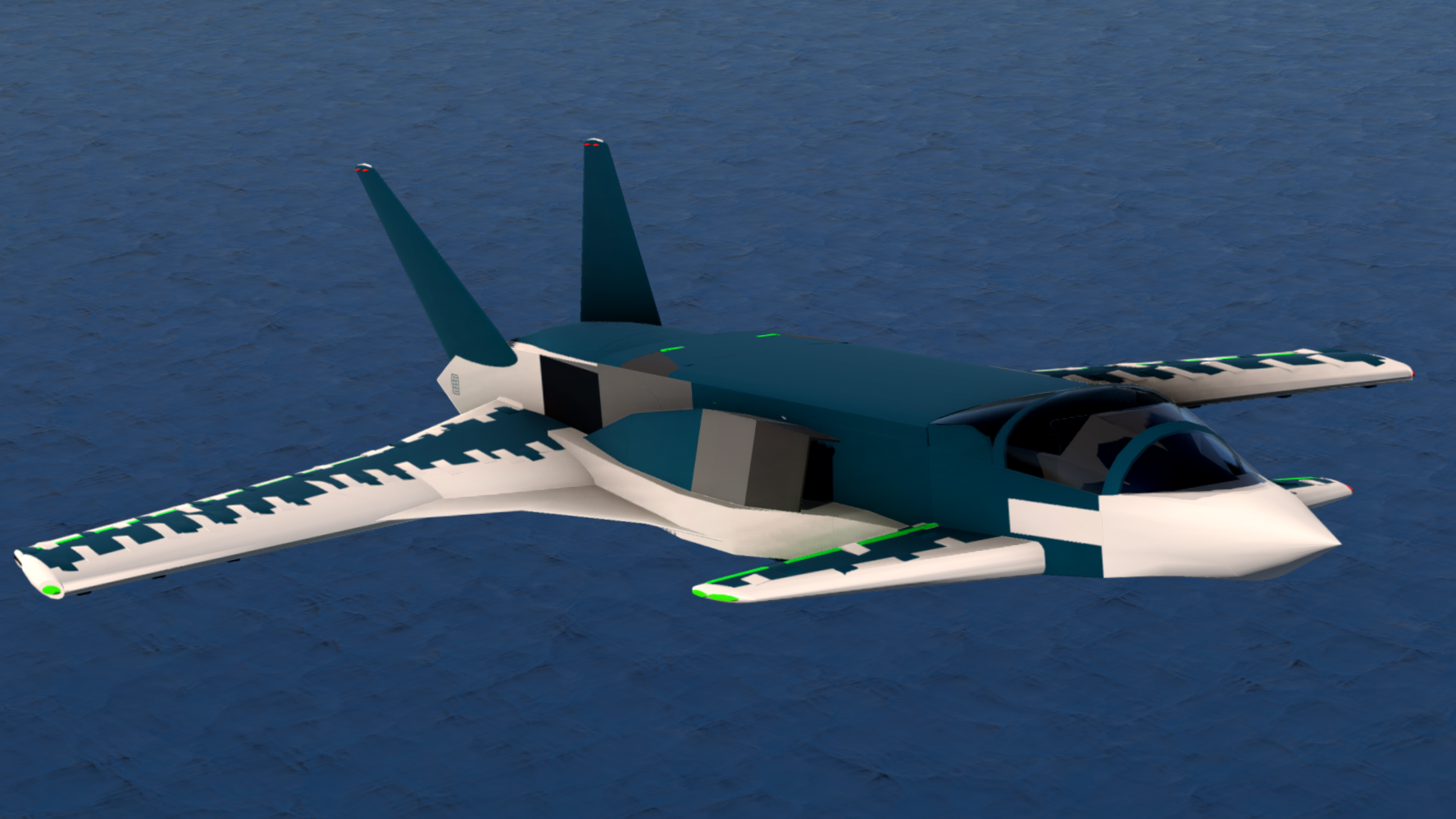 An in flight image for those who cannot see it