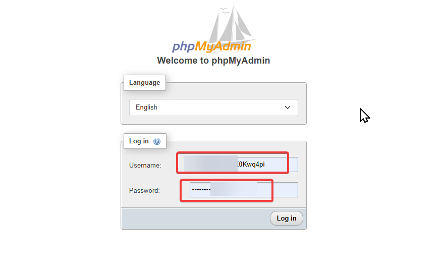 add credentials for login