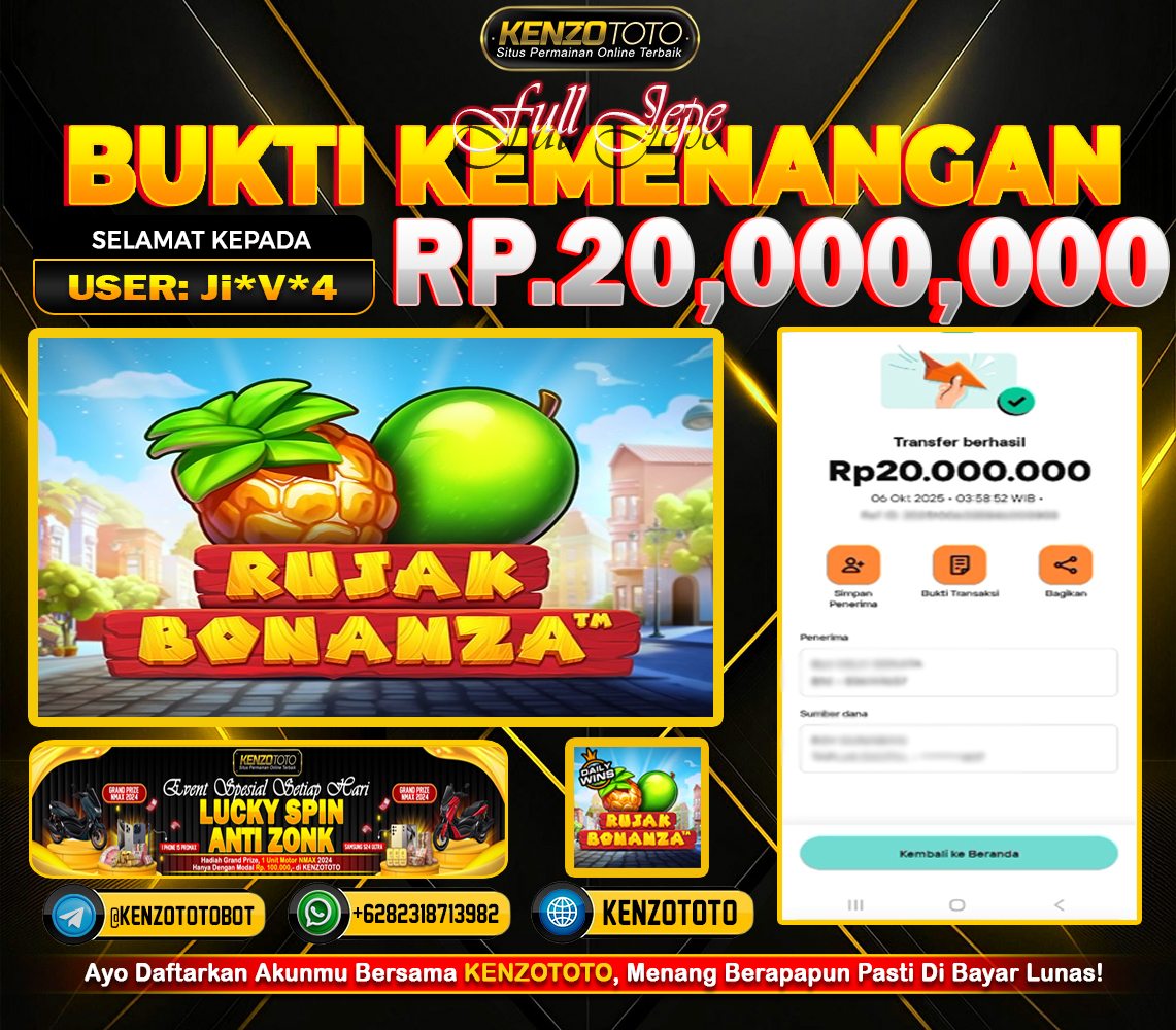 TOTAL WD : RP 20.000.000 CASH!!!