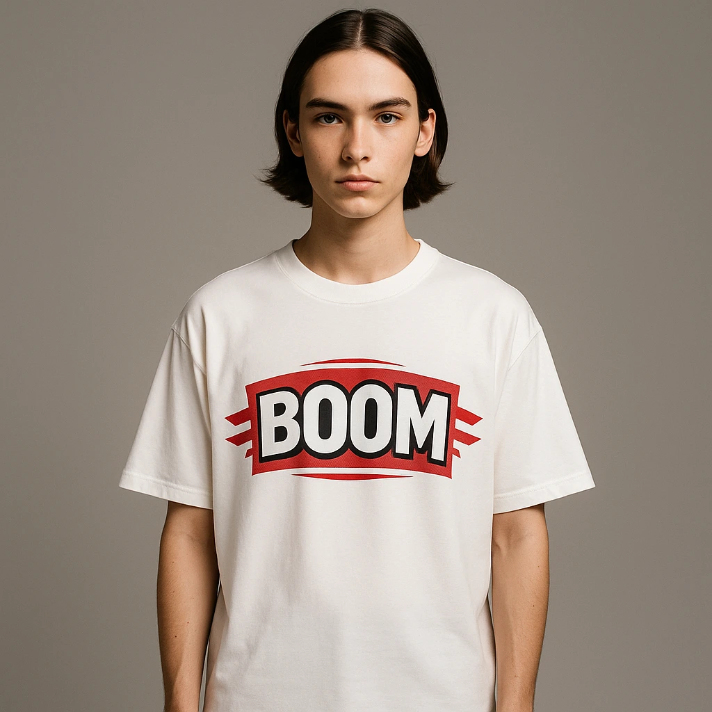 Kaos Oversized Logo - BOOM