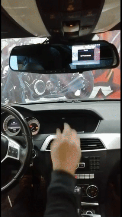 MIRRORDVRWITHFRONTREARCAMERA CarKit480ph264 ezgif.com video to gif converter