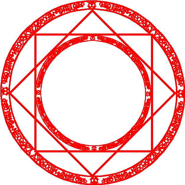 Dark Red Magic Sigil