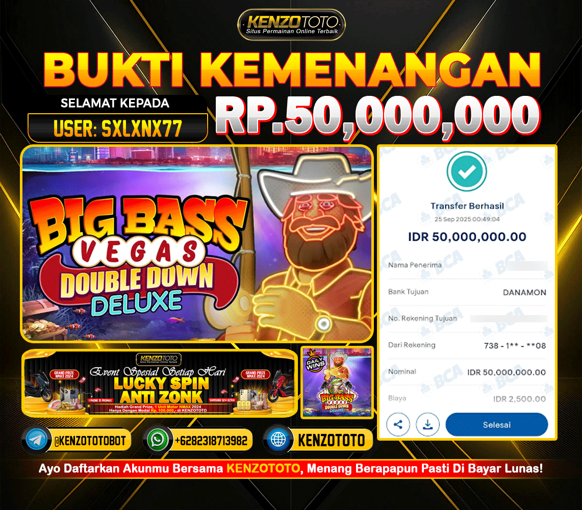 TOTAL WD : RP 50.000.000 CASH!!!